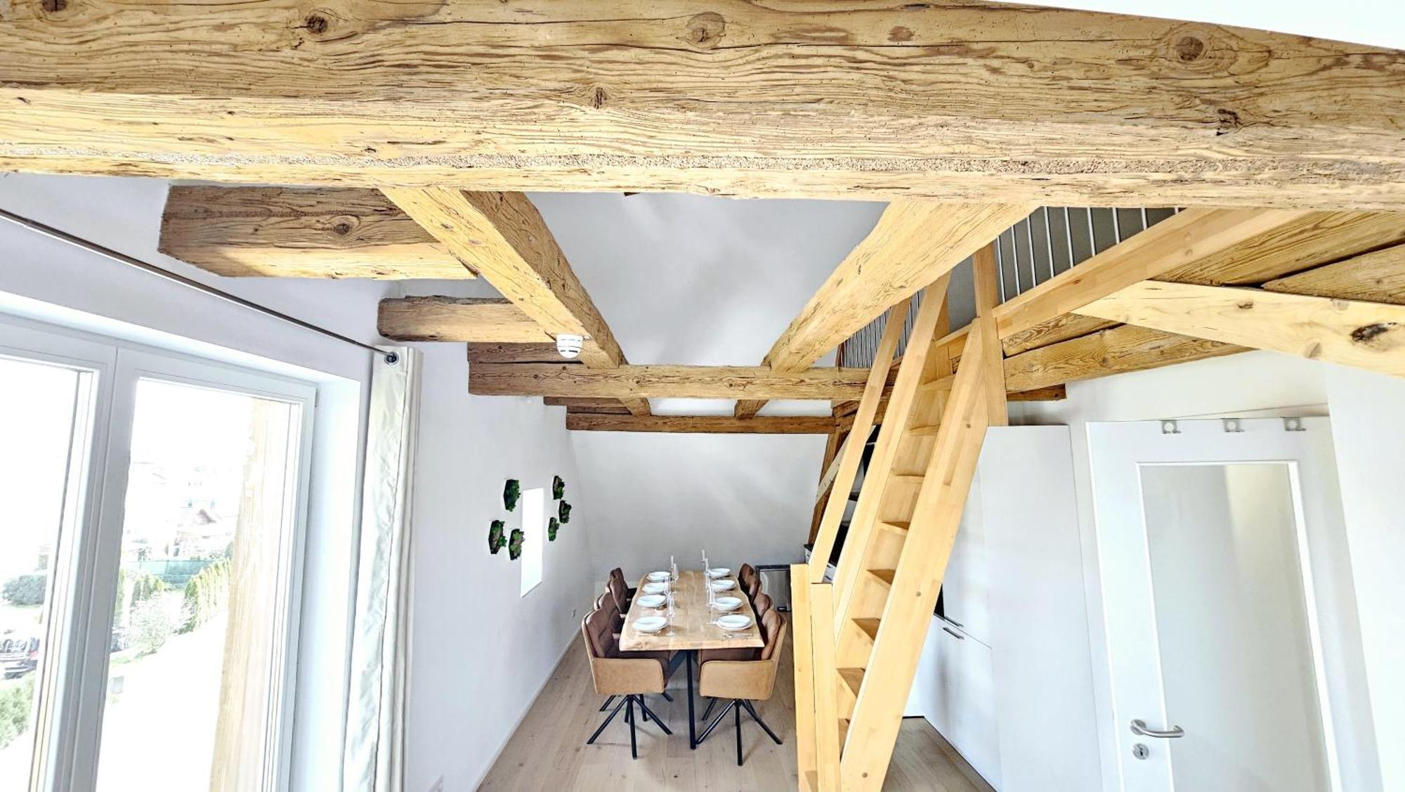 Ferienwohnung Wood World Luxury - Massage - Bergblick - Tranpolin- Parken Markdorf Exterior foto