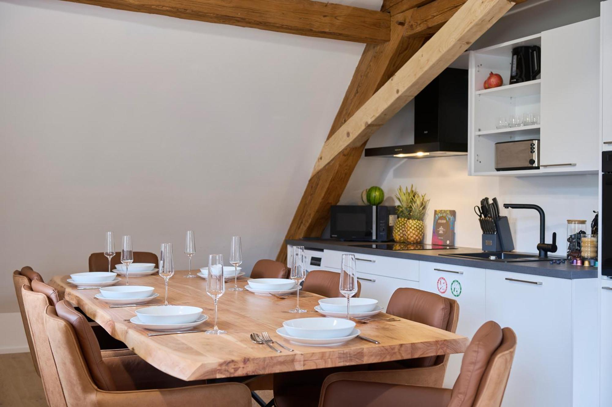 Ferienwohnung Wood World Luxury - Massage - Bergblick - Tranpolin- Parken Markdorf Exterior foto